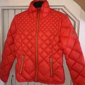 Orange Michael Kors Jacket